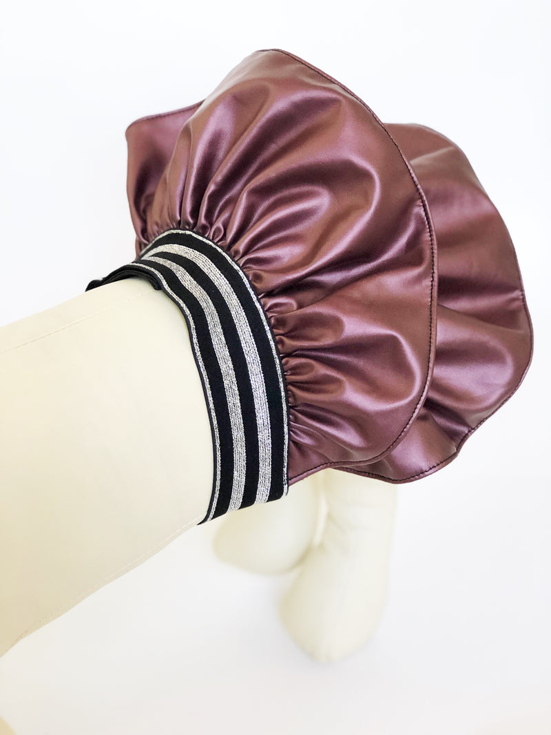 Faux Leather - Dusty Rose Skirt - Ruff Stitched