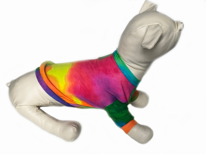 T-Shirt - Rainbow Tie Dye - Ruff Stitched